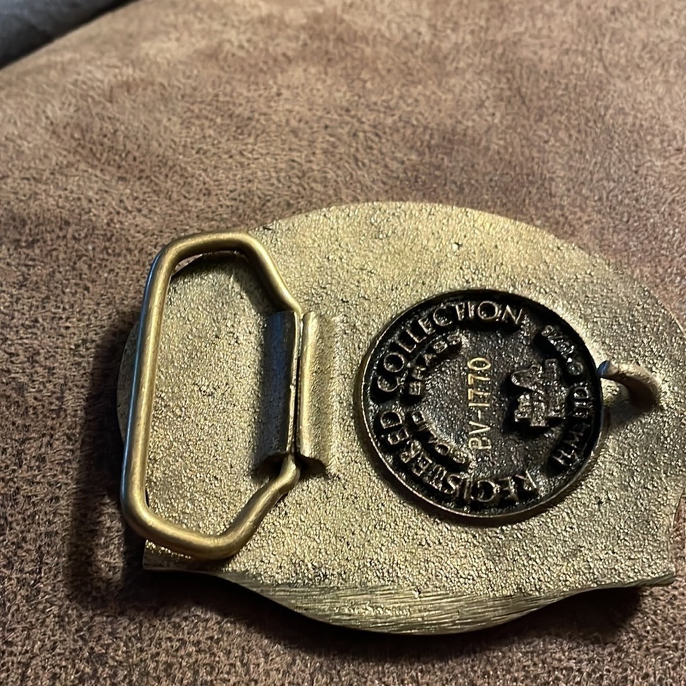 COPY - Brass Portland Trailblazers NBA champions belt buckle - Picture 2 of 3